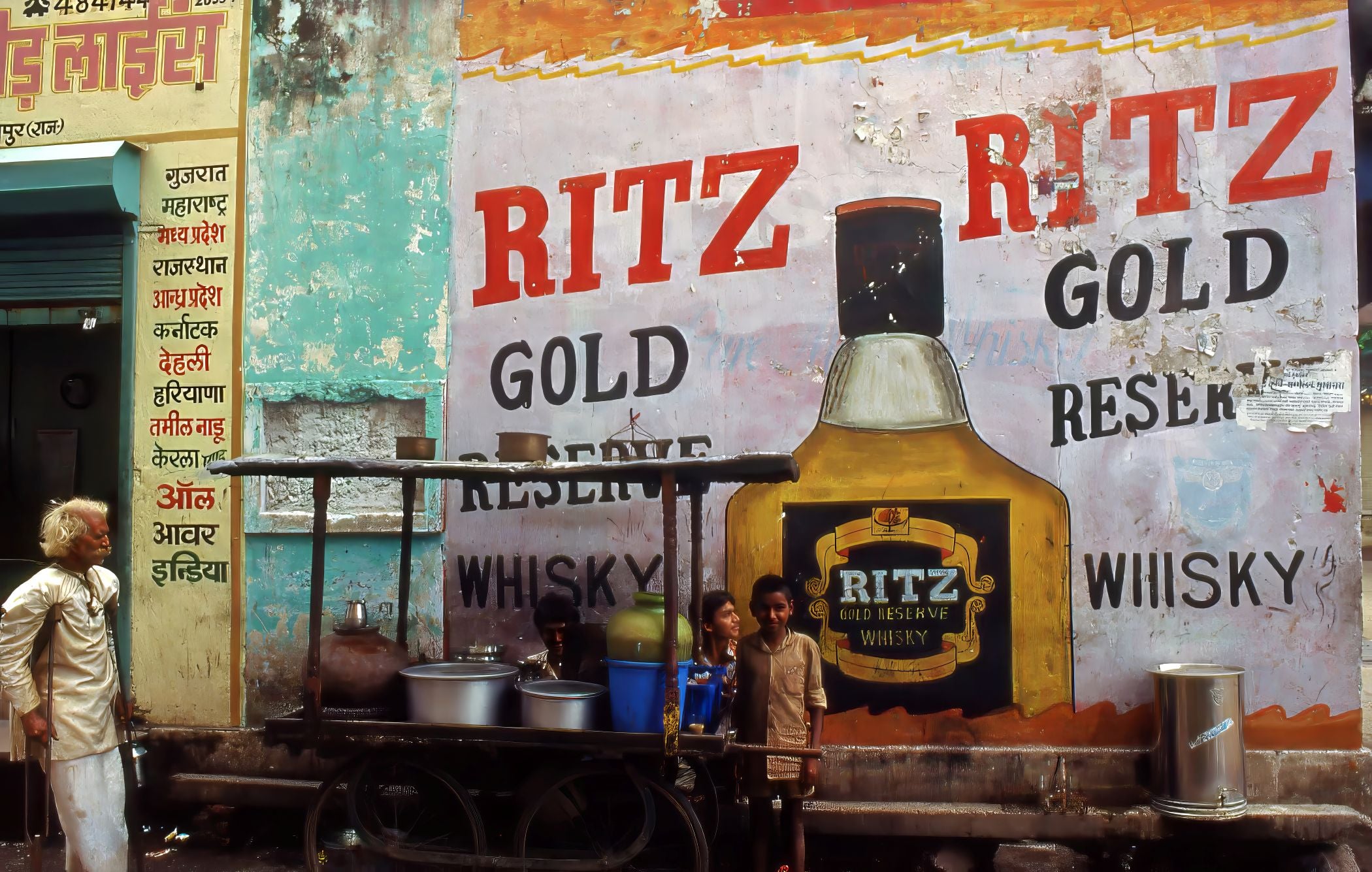 Ritz Gold Reserve Whisky - Chromaluxe HD Metal Print