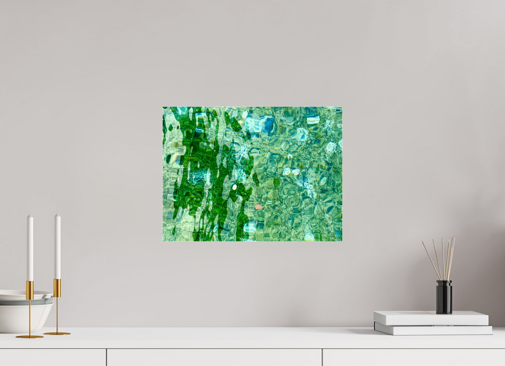 40 x 30 cm, Foto-Abzug hinter Acrylglas glänzend Mosaique